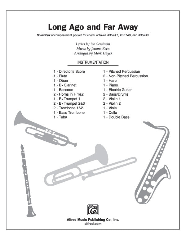 Long Ago and Far Away Sheet Music Preview
