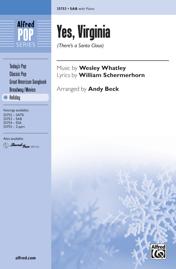 Yes, Virginia Sheet Music Preview