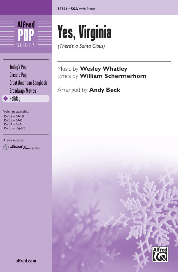 Yes, Virginia Sheet Music Preview
