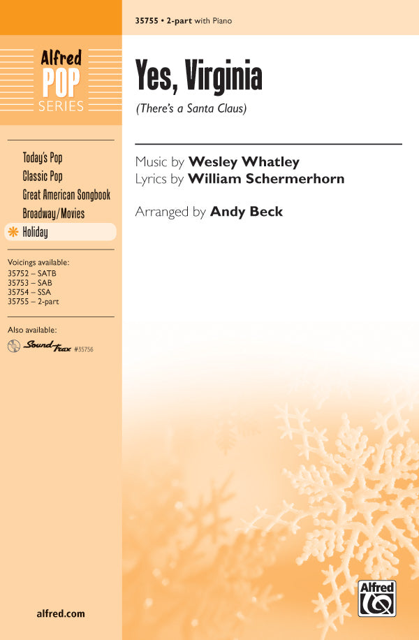 Yes, Virginia Sheet Music Preview