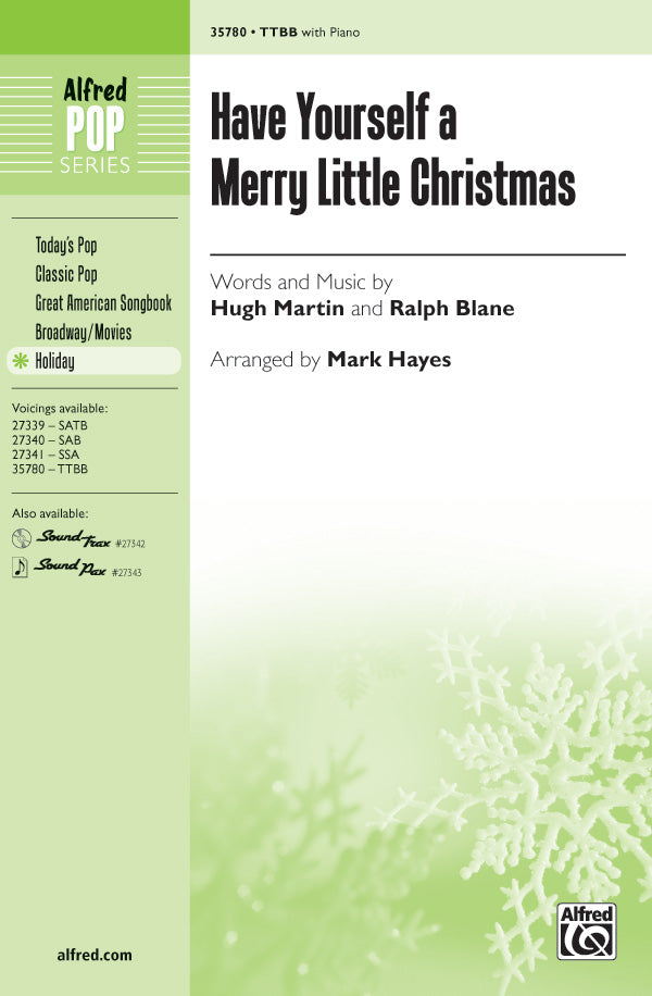 Have Yourself a Merry Little Christmas Sheet Music Preview