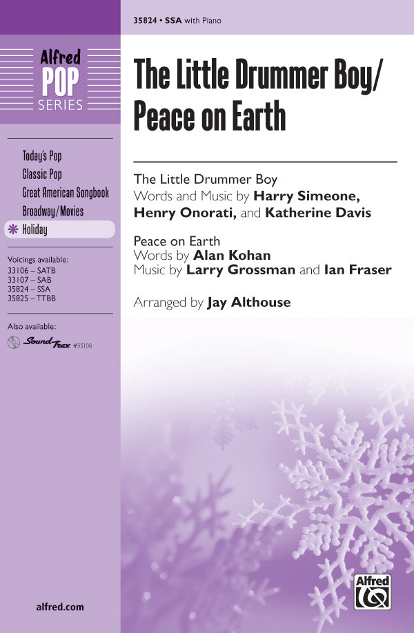 The Little Drummer Boy / Peace on Earth Cover Image