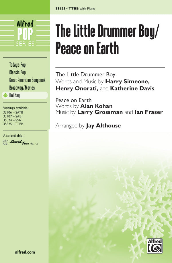 The Little Drummer Boy / Peace on Earth Sheet Music Preview