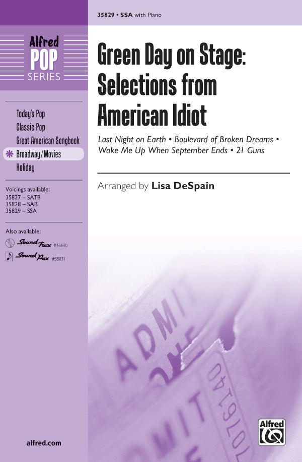 Green Day on Stage: Selections from <i>American Idiot</i> Cover Image