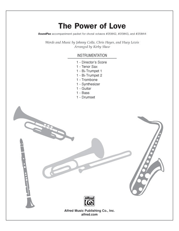 The Power of Love: 1st Trombone Sheet Music Preview