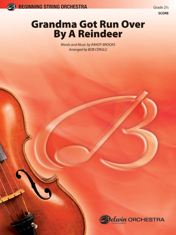 Grandma Got Run Over by a Reindeer Sheet Music Preview