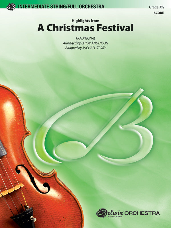 A Christmas Festival, Highlights from: 1st B-flat Clarinet Sheet Music Preview