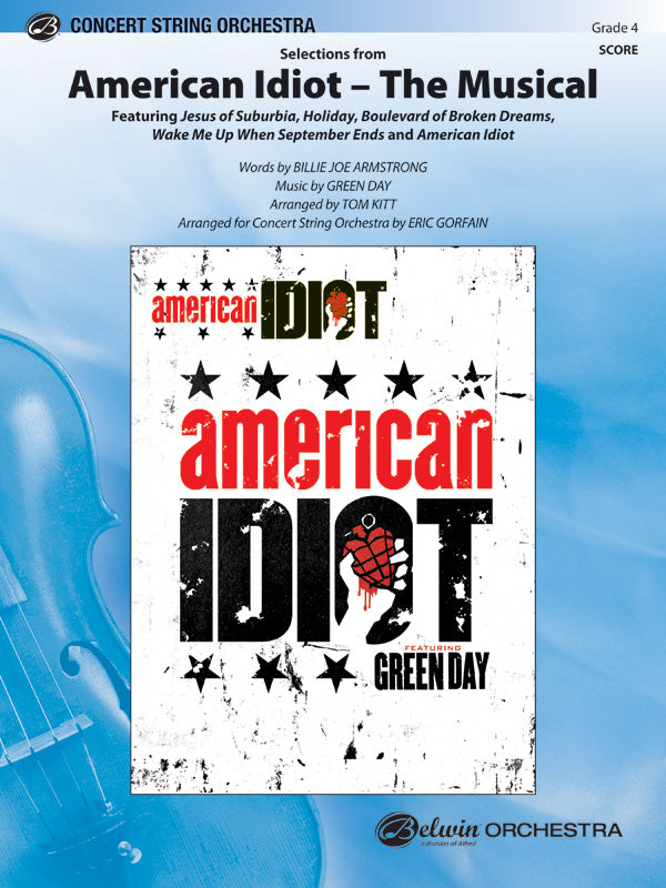 American Idiot -- The Musical, Selections from: Cello Sheet Music Preview