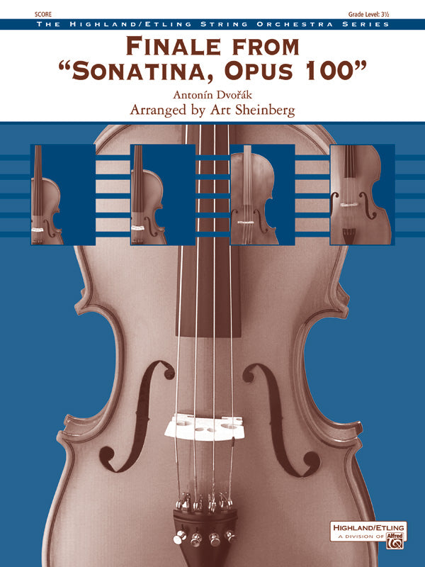 Finale from "Sonatina, Op. 100": 1st Violin Sheet Music Preview