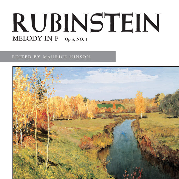 Rubinstein: Melody in F, Opus 3, No. 1 Cover Image
