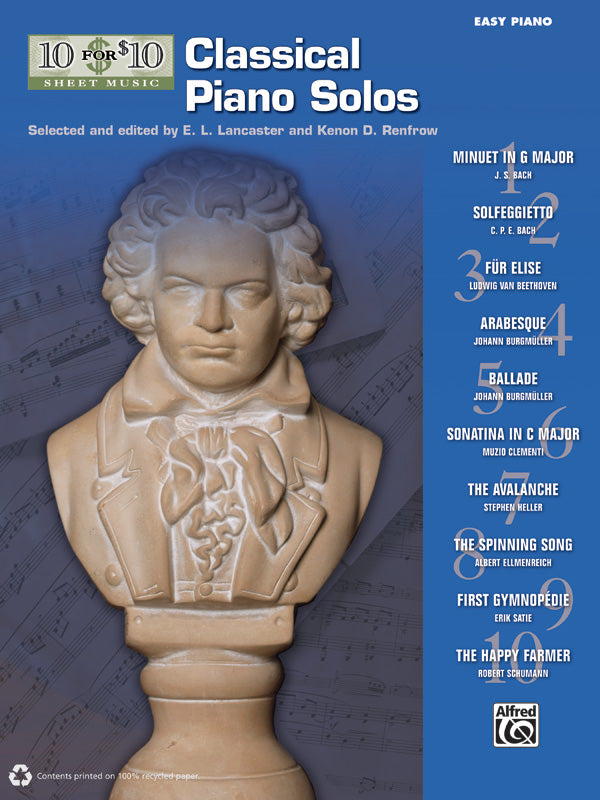 10 for 10 Sheet Music: Classical Piano Solos Cover Image