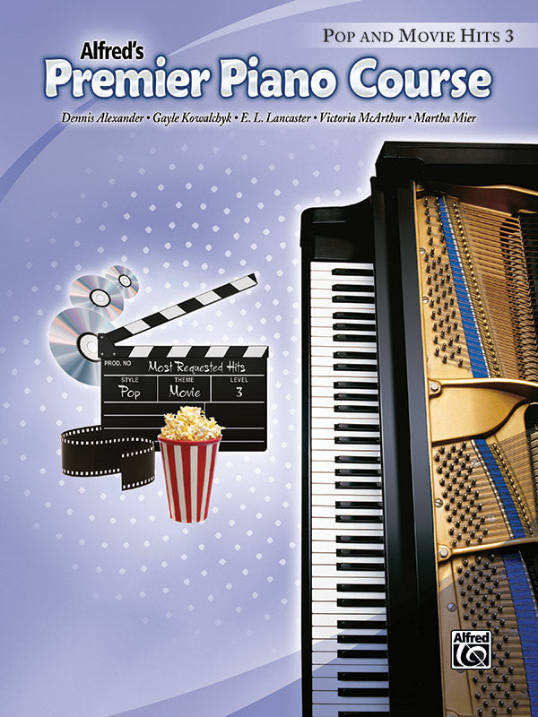 Premier Piano Course, Pop and Movie Hits 3 Cover Image