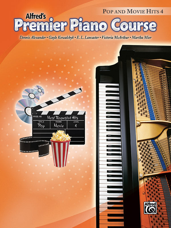 Premier Piano Course, Pop and Movie Hits 4 Cover Image