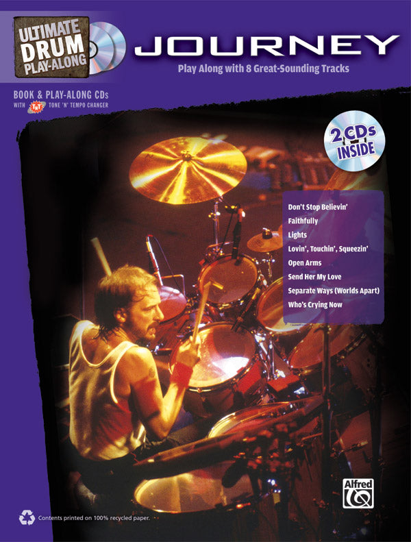Ultimate Drum Play-Along: Journey Cover Image