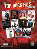 2010 Top Rock Hits for Guitar Cover Image
