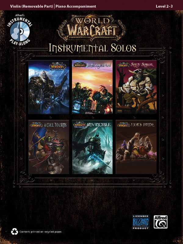 World of Warcraft Instrumental Solos for Strings Cover Image