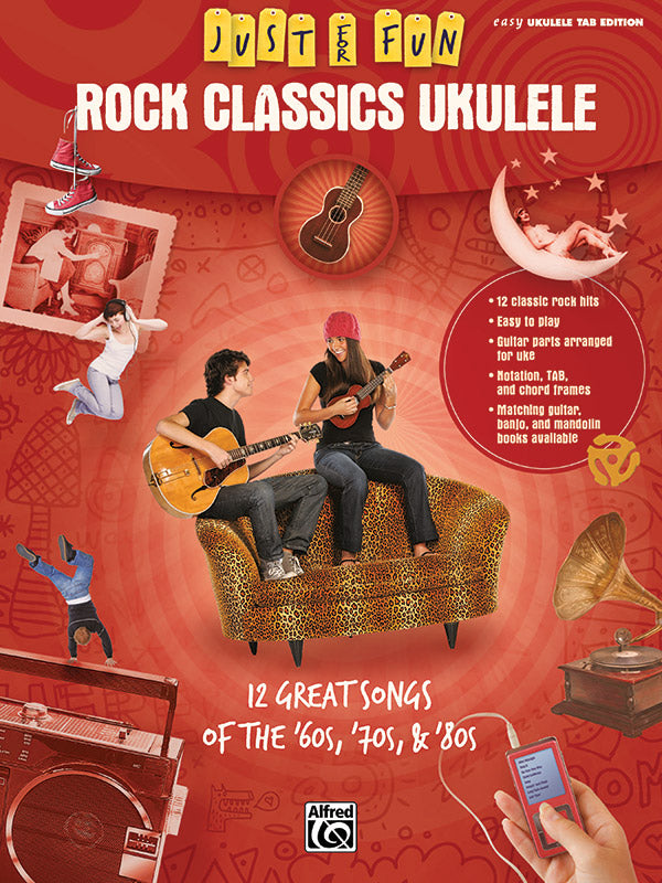 Just for Fun: Rock Classics Ukulele (International Edition) Cover Image