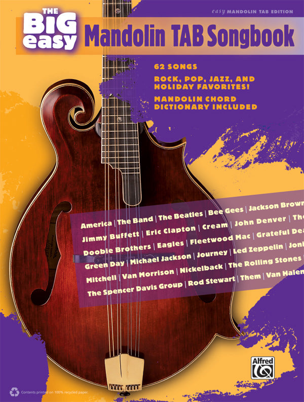 The Big Easy Mandolin TAB Songbook Cover Image