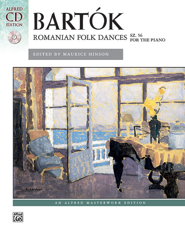 Bartók: Romanian Folk Dances, Sz. 56 for the Piano Cover Image