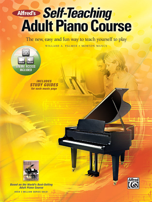Alfred's Self-Teaching Adult Piano Course Cover Image
