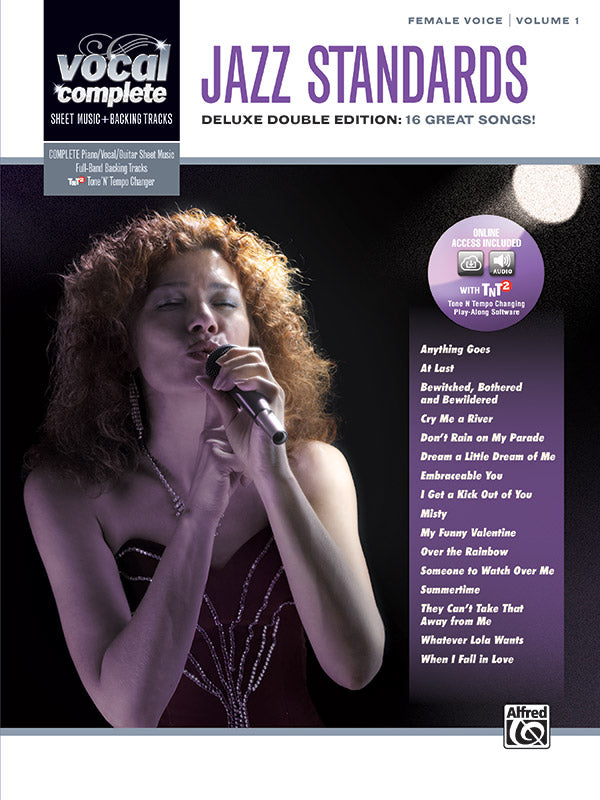 Vocal Complete: Female Voice Jazz Standards Cover Image