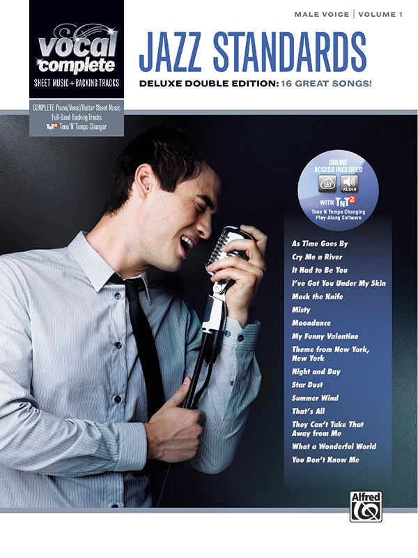 Vocal Complete: Male Voice Jazz Standards Cover Image