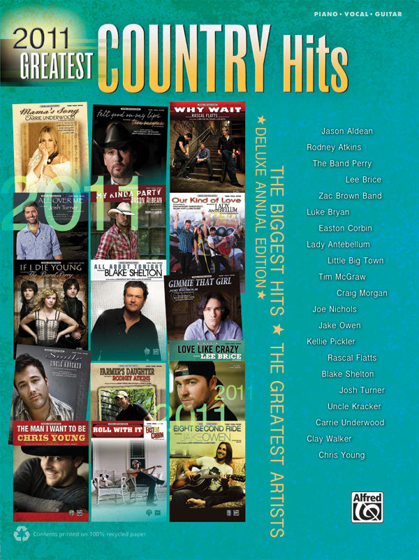 2011 Greatest Country Hits Cover Image