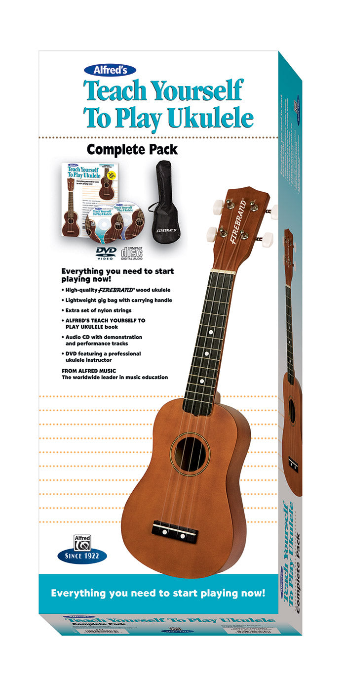 Alfred's Teach Yourself to Play Ukulele, Complete Pack Cover Image
