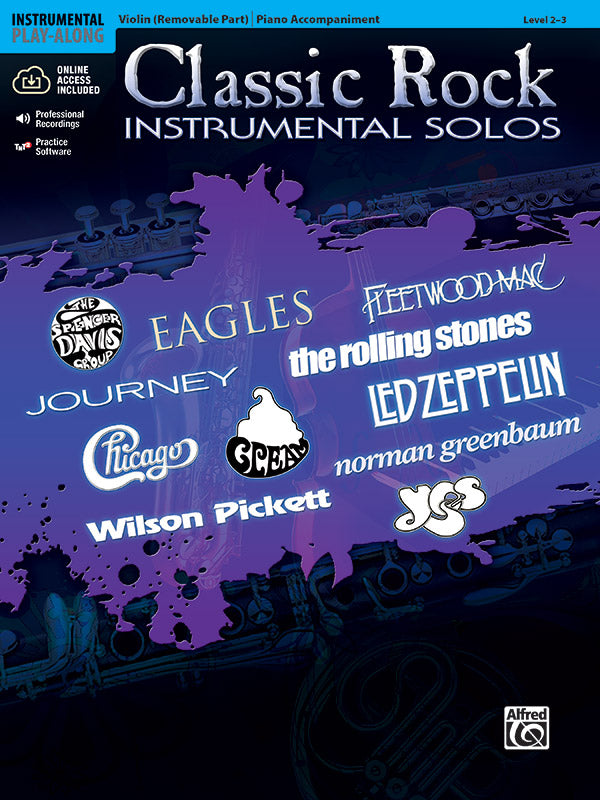 Classic Rock Instrumental Solos for Strings Cover Image
