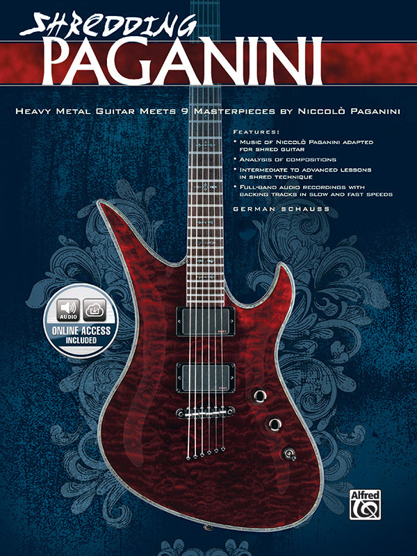 Shredding Paganini: Heavy Metal Guitar Meets 9 Masterpieces by Niccolo Paganini Sheet Music Preview