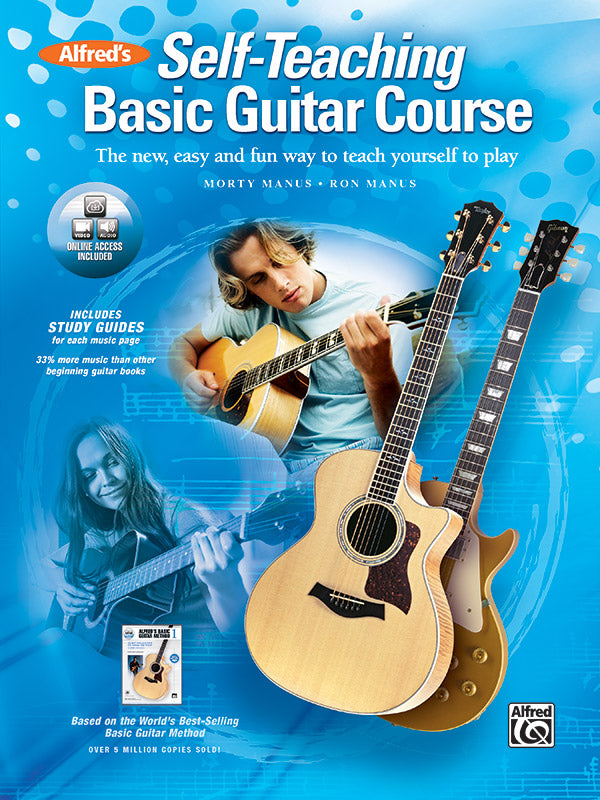 Alfred's Self-Teaching Basic Guitar Course Cover Image