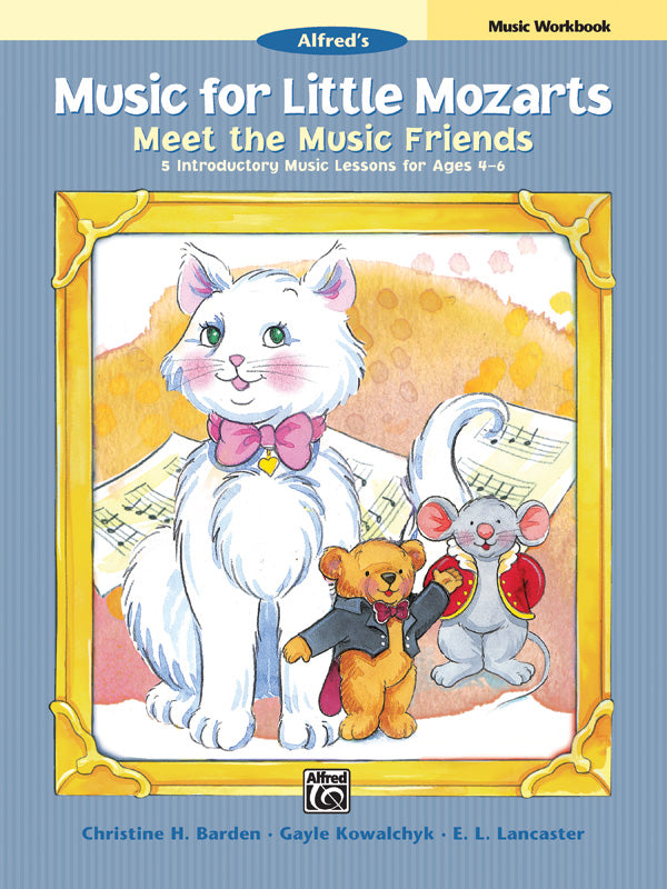 Music for Little Mozarts: Meet the Music Friends Music Workbook Cover Image