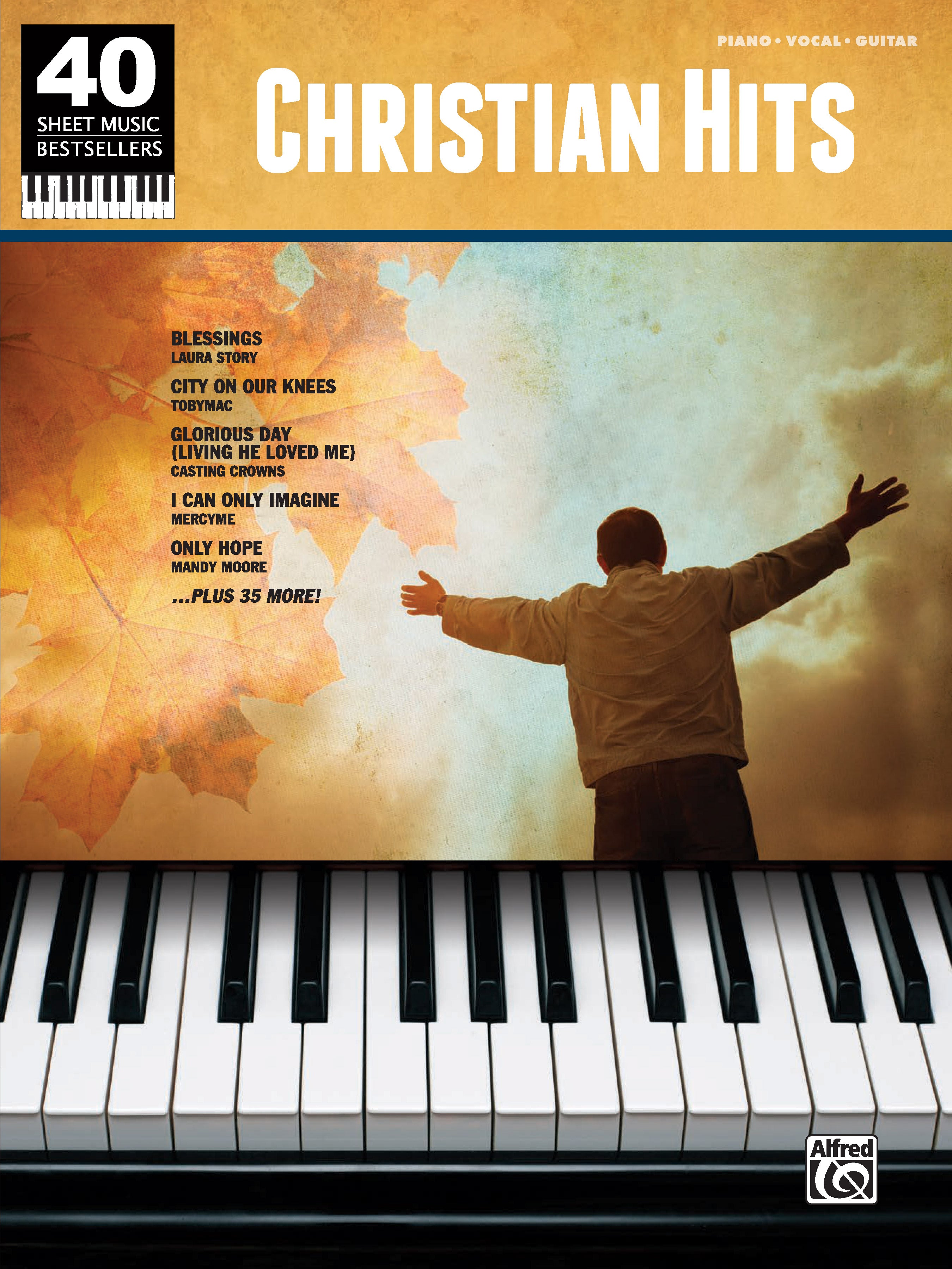 40 Sheet Music Bestsellers: Christian Hits Cover Image