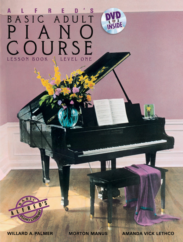 Alfred's Basic Adult Piano Course, Lesson Book 1 Cover Image