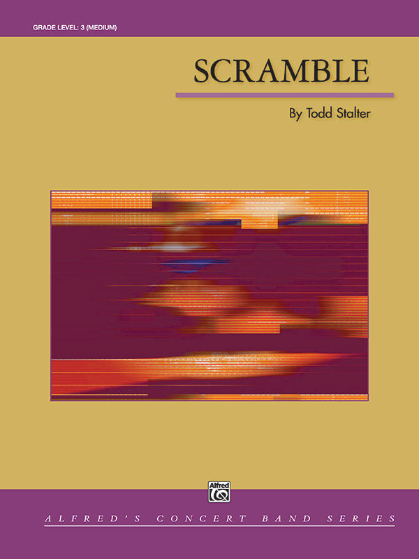 Scramble: 2nd B-flat Clarinet Sheet Music Preview