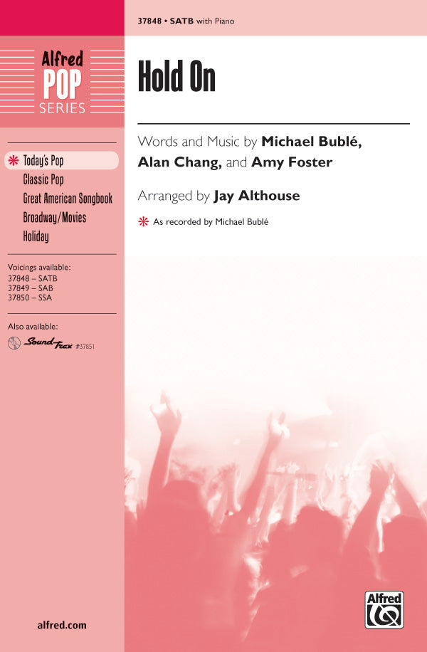 Hold On Sheet Music Preview