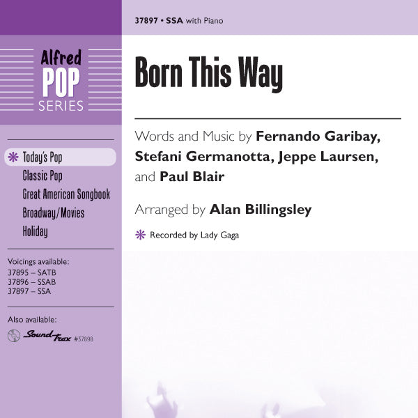 Born This Way Sheet Music Preview