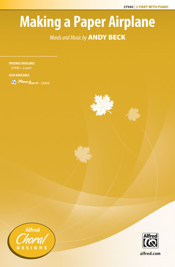 Making a Paper Airplane Sheet Music Preview