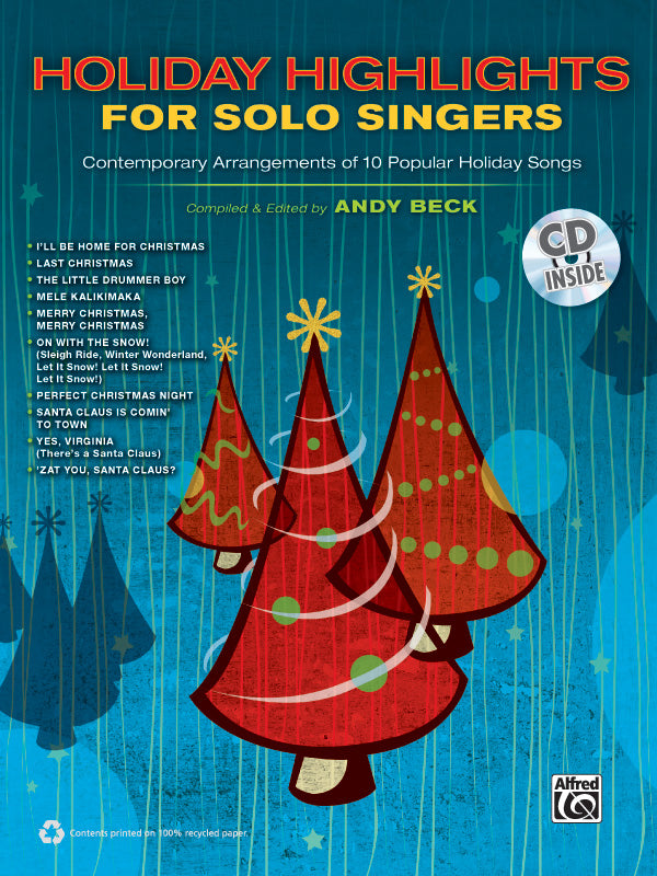 Holiday Highlights for Solo Singers Cover Image