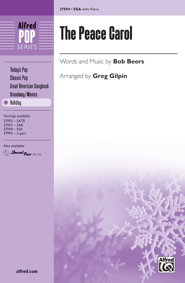 The Peace Carol Sheet Music Preview