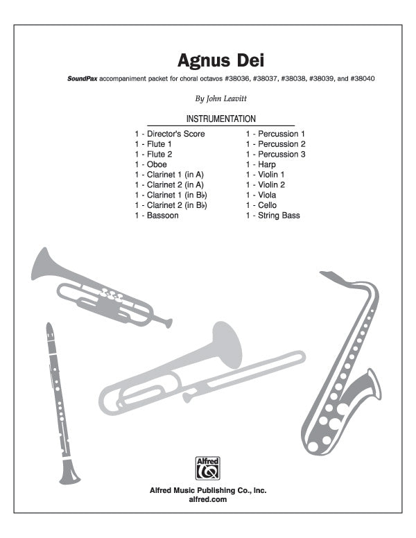 Agnus Dei: Flute Sheet Music Preview