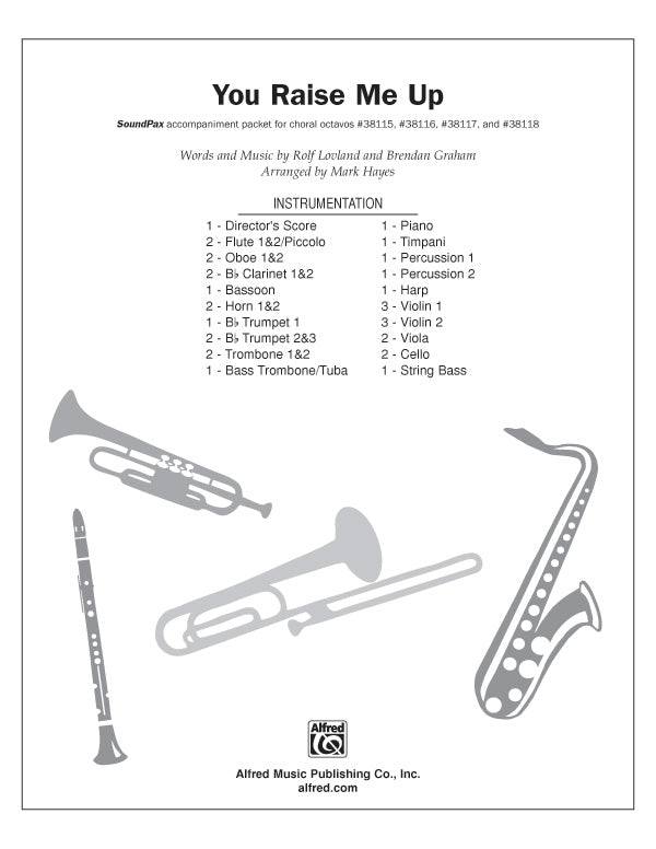 You Raise Me Up: 1st & 2nd B-flat Clarinets Sheet Music Preview