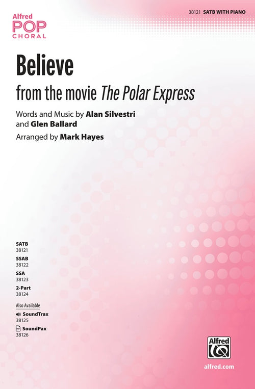 Believe (from <i>The Polar Express</i>) Sheet Music Preview