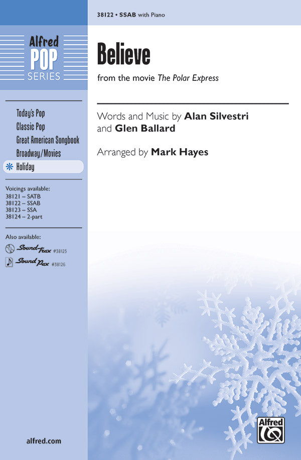 Believe (from <i>The Polar Express</i>) Sheet Music Preview