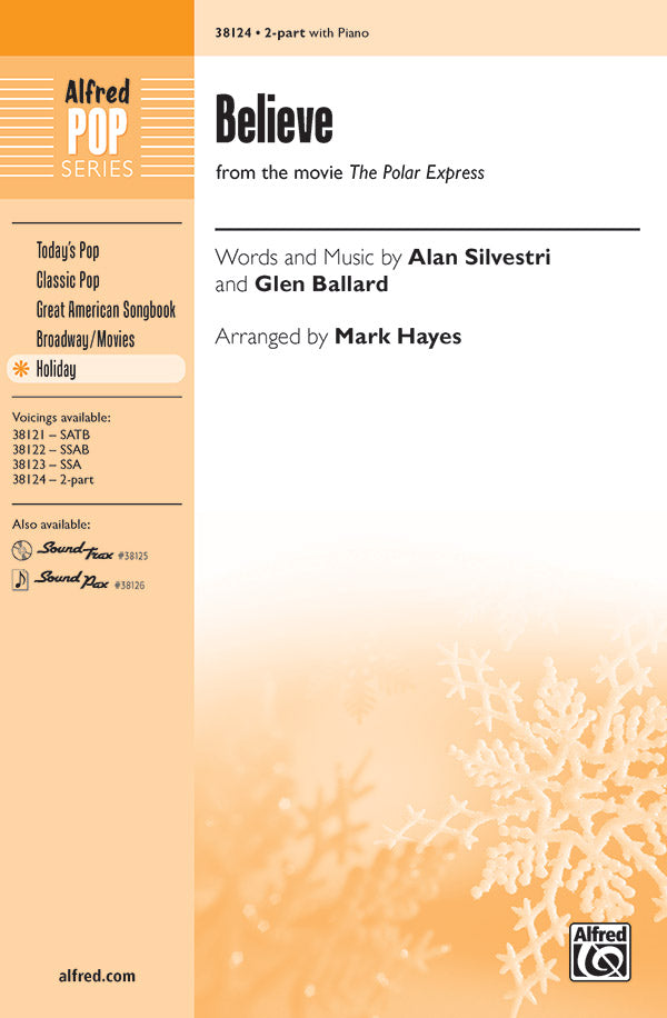 Believe (from <i>The Polar Express</i>) Sheet Music Preview
