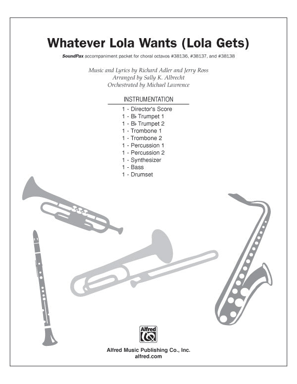 Whatever Lola Wants (Lola Gets) (from the musical Damn Yankees): String Bass Sheet Music Preview