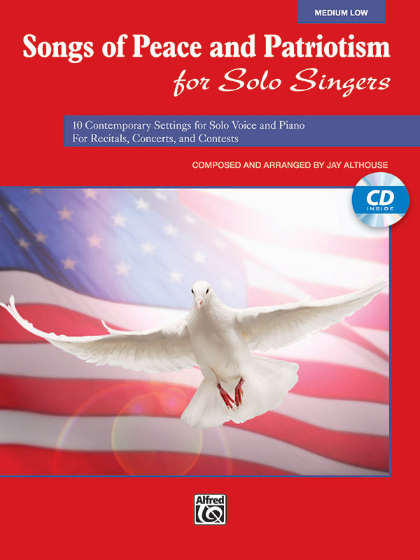 Songs of Peace and Patriotism for Solo Singers Cover Image