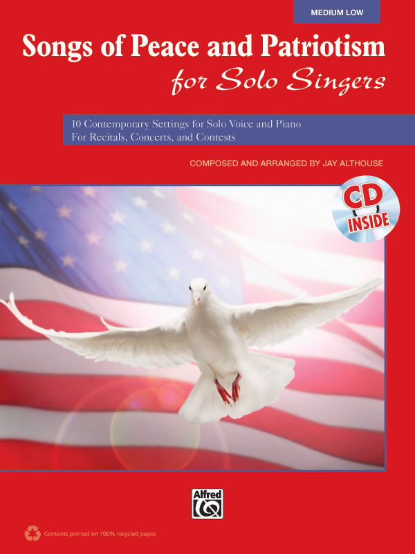 Songs of Peace and Patriotism for Solo Singers Cover Image