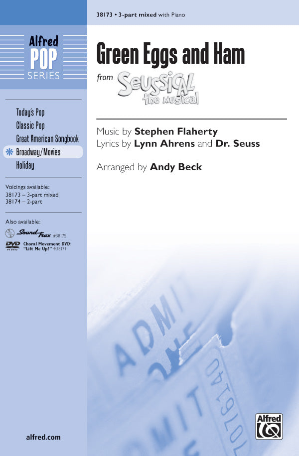 Green Eggs and Ham (from <i>Seussical the Musical</i>) Sheet Music Preview