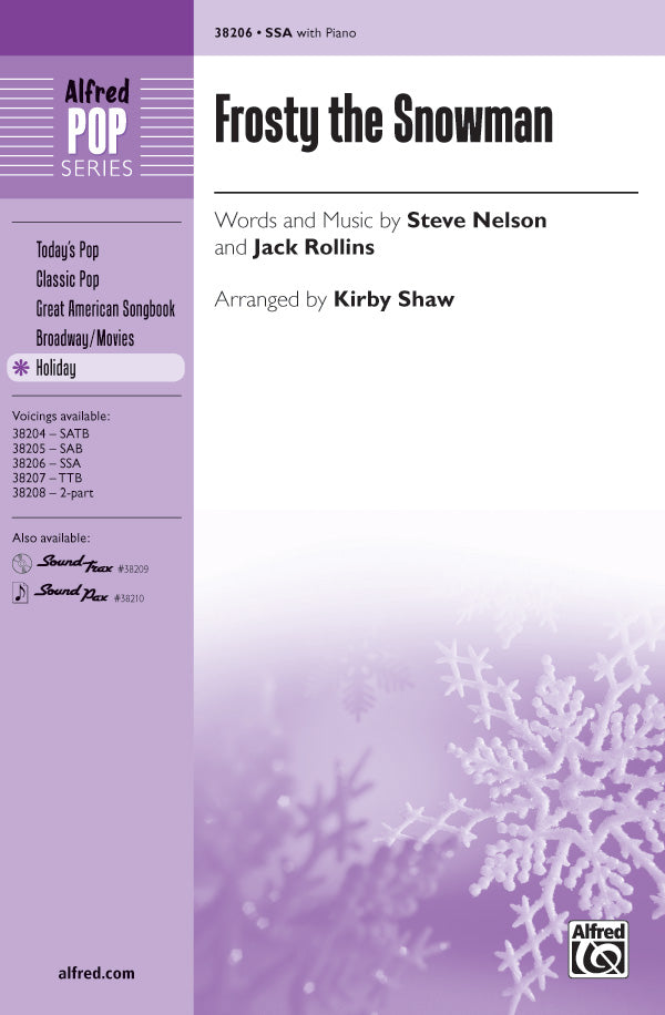 Frosty the Snowman Sheet Music Preview